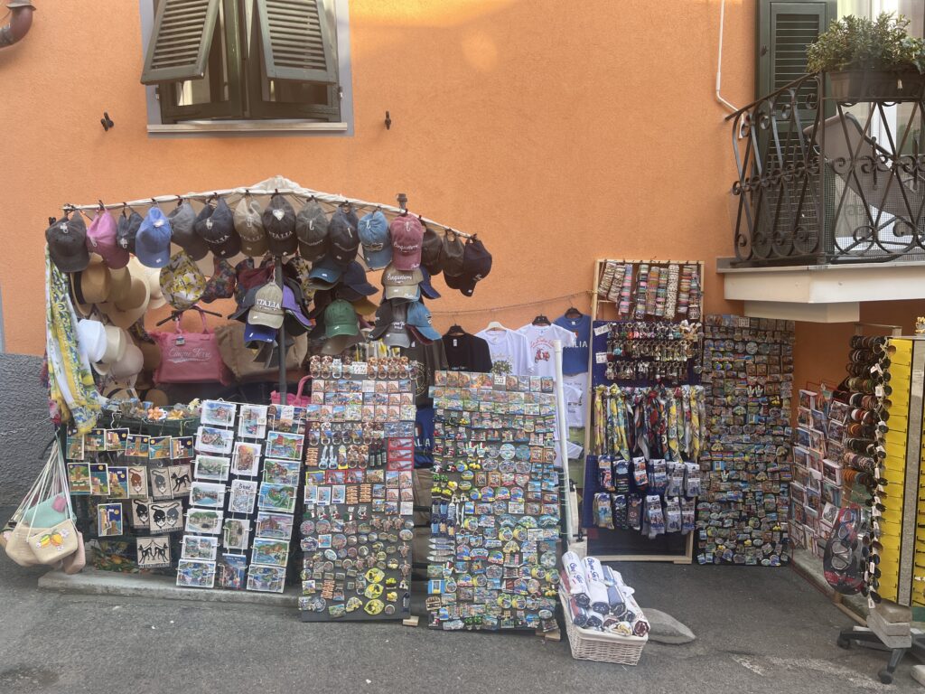 Negozio di souvenir a Manarola