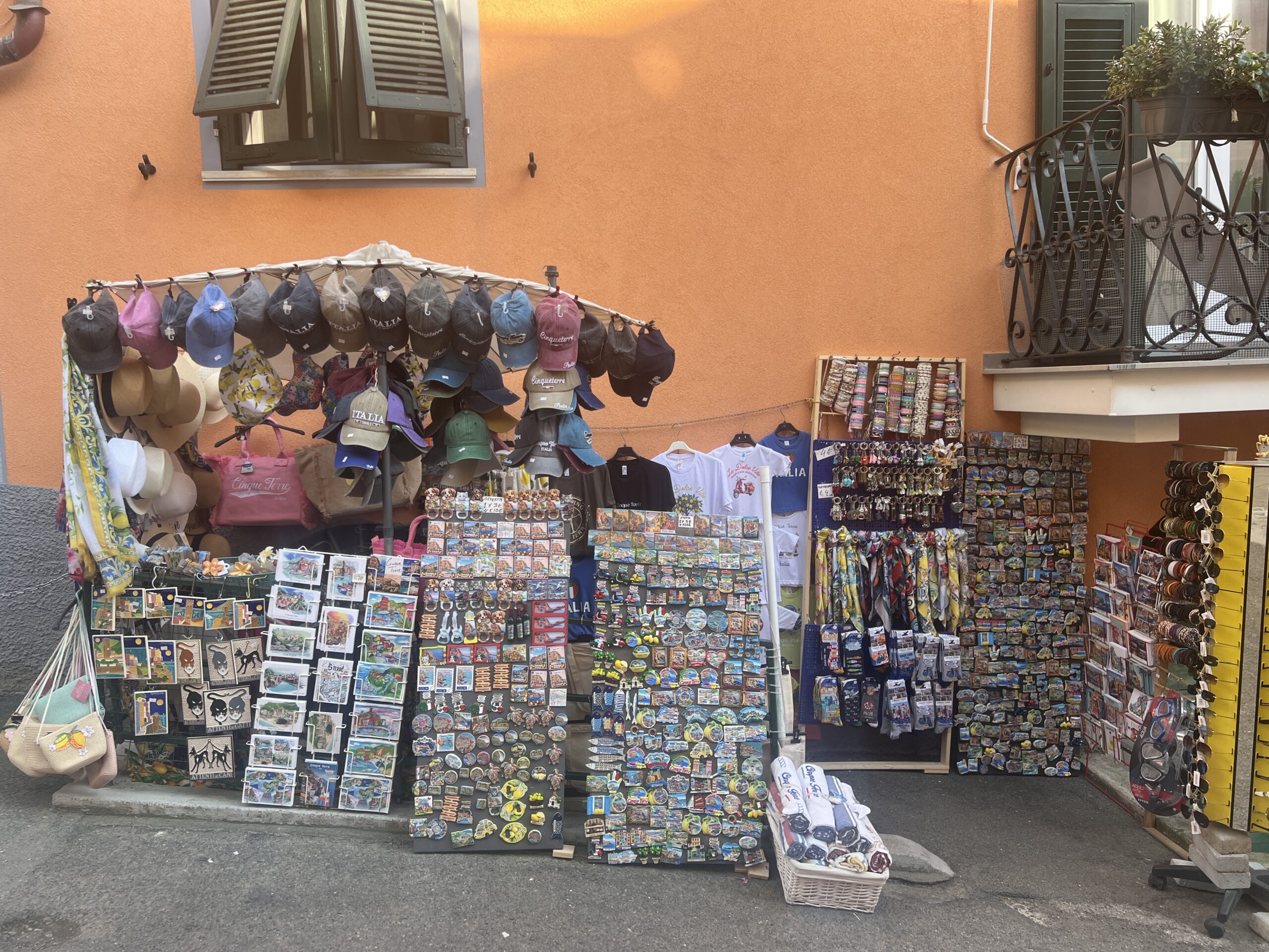 Negozio di souvenir a Manarola